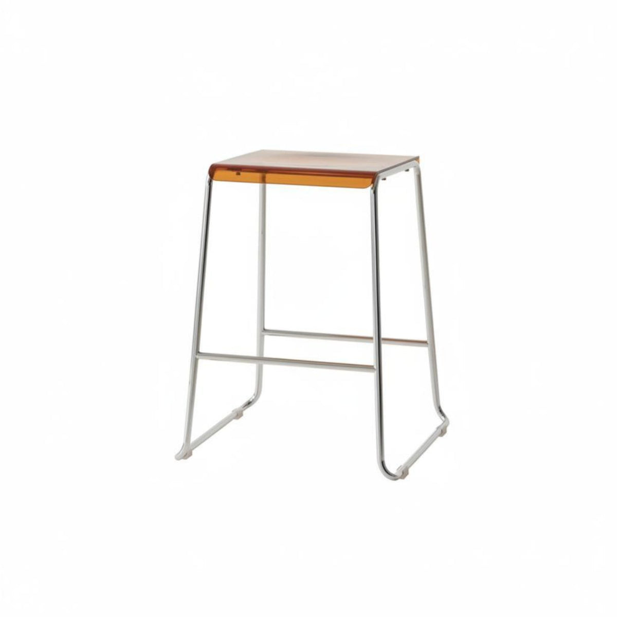 Nordic Design Transparent Highrear Stool Light Luxury Bar Seating Minimalist and aesthetic Counter Chair Easy to Clean for Business Owners, Interior Designers, Cafe, Restaurant, Kitchen, Dining Room