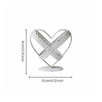 Retro Heart Ornament Distressed Finish Home Decor Retro Design House Decoration for Wedding, Photo Photography