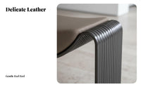 M-Shaped Vanity Stool Italian Inspired Indoor Seating Modern Minimalist Design
