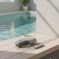 Handheld pH and Cl2 Tester with Sensor Rod Portable Pool Water Tester with Sensor Rod Manual Analog Pool Monitor Accurate for Spa Owners, Hot Tubs