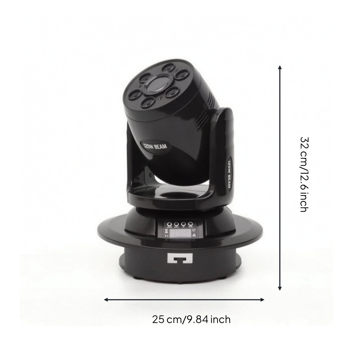 Moving Head Beam Light 120W Moving Head Stage Light DMX512 Sound-Activated for DJs, KTV, Nightclubs