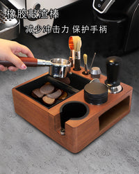 咖啡压粉座 多功能沙比利压粉底座 咖啡填压器咖啡用具收纳座