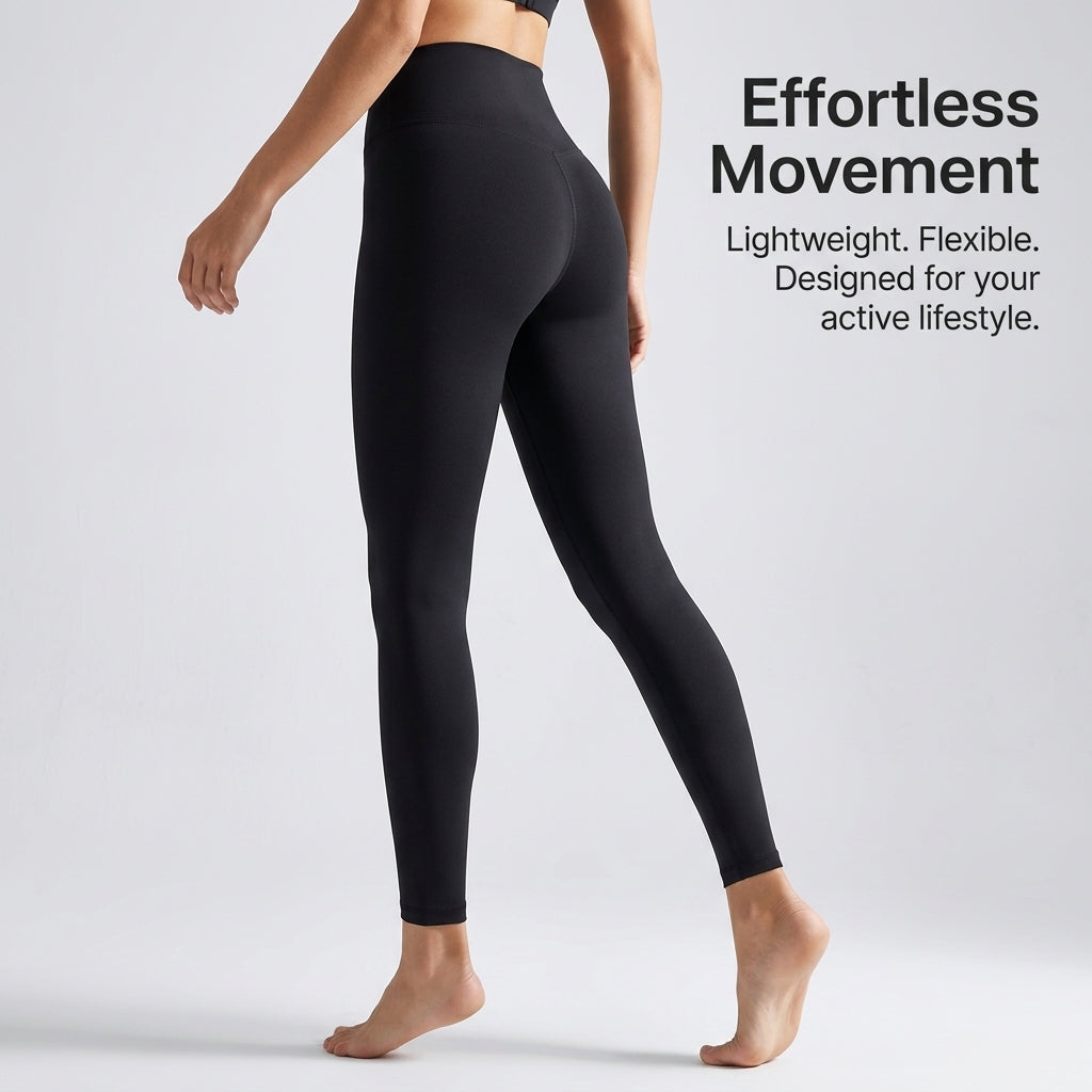 Gym Leggings for Women with Textured Fabric for Fitness, High Waist Compression for Workouts, Sculpting Pants