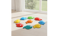 9 Pieces Aquatic Stepping Stone Textured Stepping Stone with Anti-Slip Strips Toy Molded Toys Motor Skills for Children