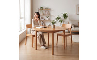 Foldable Folding Dining Table Compact Round Folding Table Small Areas Furniture Versatile for Kitchen