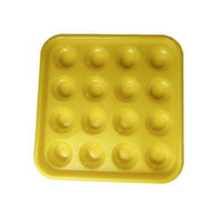 Long-Lasting Billiard Ball Storage Tray Thickened Material Pool Ball Carrying Tray for Game Room