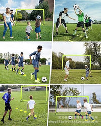 New Portable Foldable Football Goal 6x4FT for Youth Outdoor Soccer Goal Frame