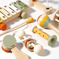 7 Pieces Kids Musical Instruments Sensory Young Child Instrument Set Early Learning Musical Toys Young Children, Infant, Nursery