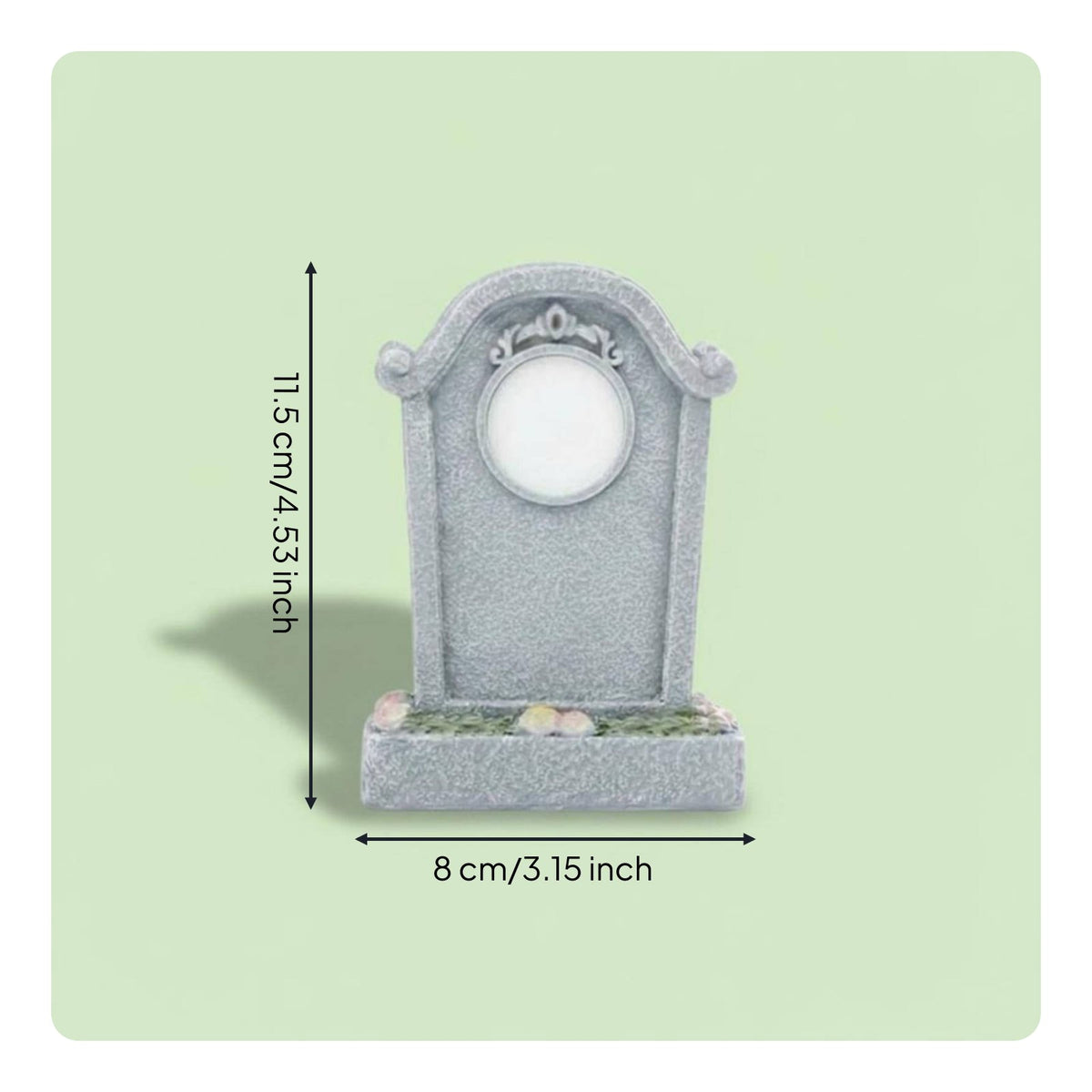 Pet Grave Marker Garden Decor Pet Tombstone Ornament Weather-Resistant for Yard