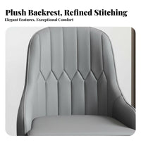 Ribbed-Tufted Side Chair Modern Design Dining Seat Light Luxury Feel Semi-Firm Padding for Young Adults, Hotel, Kitchen, Office
