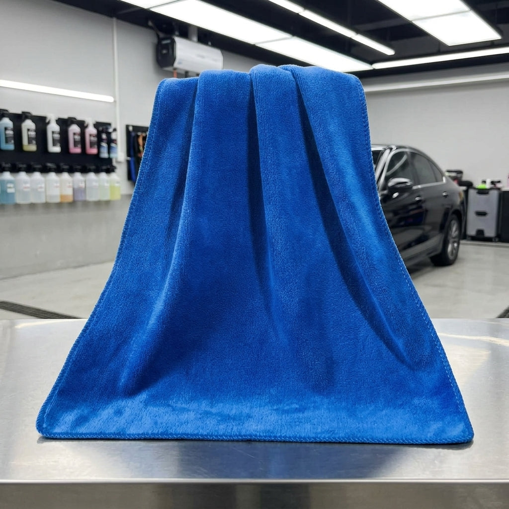 400gsm Microfibre Cloth Car Drying Towel, Thickened Microfibre Cloth for Car Wash, 30x70cm Quick-Dry Reusable Detailing Towel