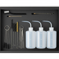 24 Pieces Spray Cleaning Set Multi-Purpose Nozzle Brush and Bottle Set