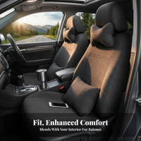 Full Car Seat Cover Set Universal Fit Vehicle Interior Accessory Breathable