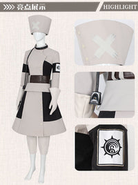 Eishia Cosplay Costume Set for Women - Anime Style with Trench Coat
