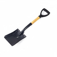 Garden Spade Heavy Duty D Handle Portable for Outdoor, Camping