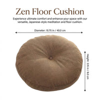 Round Floor Pillow Meditation Cushion, Living Room Floor Cushion Tatami, Large Round Floor Cushion A - Image 7