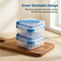 Bento Box Lunch Boxes Stackable, Lunch Box Bento Box Spoon Fork, Lunch Box Compartments Work, Box Bento Box Spoon, Lunch Box Multi Compartment