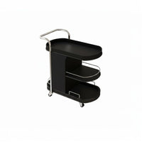 Rolling C-Shaped Table Multi-Purpose C-Shaped Couch Stand Space-Saving