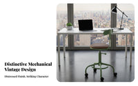 Wheeled Stool with rearrest effortless Rolling casters for Bar, Cafe, Business Owners