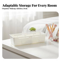 Expandable Drawer Organizer Space Saving Adjustable Drawer Divider Versatile Retractable Storage Box for Washroom, Bedroom, Kitchen