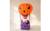 Inflatable Hot-Air Balloon Self-Inflating Inflatable Balloon with Built-in Fan Decorations Easy Set-up for Lawn, Porch