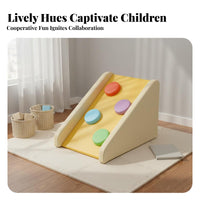 Early Development Soft Foam Climber and Slide Anti-Collision Indoor Climb and Crawl Activity Set Long-Lasting Toddler Foam Climbing Blocks Easy to Clean for Preschoolers, Daycare Providers, Kindergarten, Preschool, Nursery, Playroom
