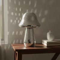 Disco Ball Toadstool Unique Gift Toadstool Disco Ball Sparkling for Bedroom