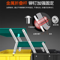 艾瑞泽折叠工具箱收纳盒拉杆箱电工家用车载五金工具车载神器便携