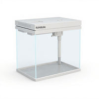 Desktop Clear Glass Aquarium with Circulating Filtration