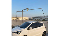 Double Swing Arm with Hose Stainless Metal Vehicle Wash Swing Arm Non-Retractable Hardware for Auto Automotive Specialists