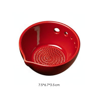 Garlic Grater Bowl Handmade Kitchenware Compact