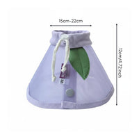 Elizabethan Collar Anti-Lick Adjustable Pet Cone Easy to Clean for Cats