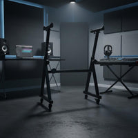 Z shape Frame Keyboard Stand Sturdy Z-Style Keyboard Holder Non-Slip Foam Musical Equipment for Rehearsal Room