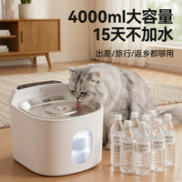 猫咪智能饮水器自动循环过滤无线感应狗狗猫狗喝水碗宠物饮水机