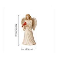 Angel Figurine Collectible Memorial Statue Handcrafted Memorial Angel Figurine for Living Room