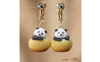 Panda Dangle Earrings Three-Dimensional Panda Earrings Cute Jewelry for Teens, Everyday Wear