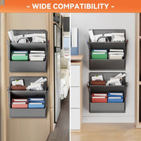 RV Double-Layer Door Shoe Rack Wall-Mounted with Hooks