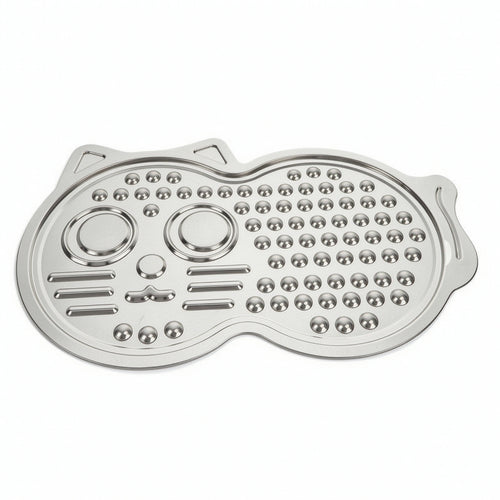 Lick Mat with Suction Cups Metal Pet Lick Mat Anti-Slip for Dogs