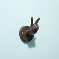 Cast Metal Wall Hook Rustic Rabbit Wall Hook Sturdy for Garden