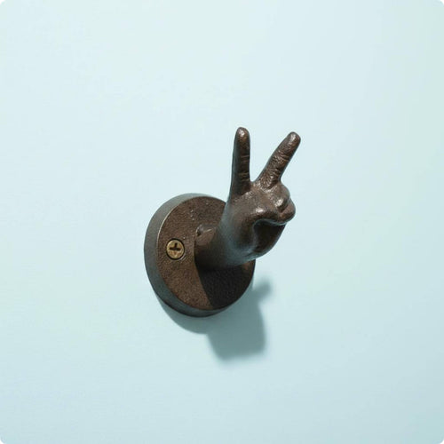 Cast Metal Wall Hook Rustic Rabbit Wall Hook Sturdy for Garden