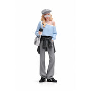 Miniature Human Figurine Hand Painted Miniature People Figurine Fine Detail Diorama Prop for Collectors, Potted Plants, Aquarium