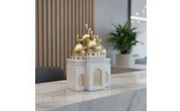 Middle Eastern Design Figurine Handmade Look Crescent Moon House Ornament