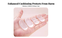 6 Pieces Lid Bumper impact absorbing Seat pad for Restroom, Hotel