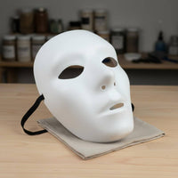 DIY Plastic Mask Paintable Surface Lightweight Comfort for Art Classes