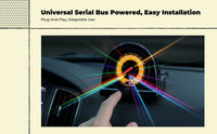RGB car ambient light, app control