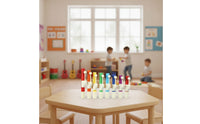 8 Pieces Music Education Instrument Easy to Grip Handheld Percussion Educational Music Education Xylophone for Kids, Young Children, Classroom