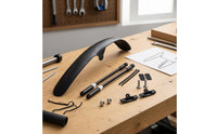 Mudguard with Support Rods Curved Bike Mudguard Set Cycle Mudguard Adjustable Bike Mudguard Easy-Install for Cyclists