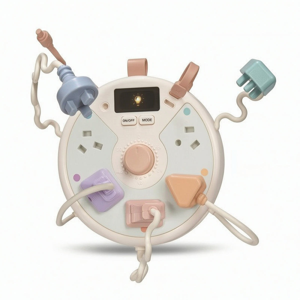 Plug Toy Developmental Matching Toy Fine Motor Busy Board for Classroom