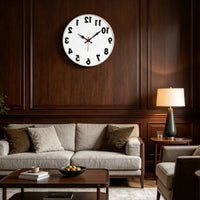 Counterclockwise Timepiece Decorative Counterclockwise Clock Unique Gift Home Decor for Living Room, Office
