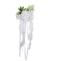 Car Flower with Ribbon Festive Ornament Decorative for Brides